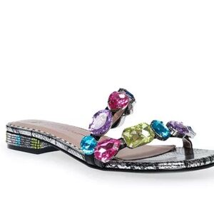 Betsey Johnson Willet Jeweled Sandals